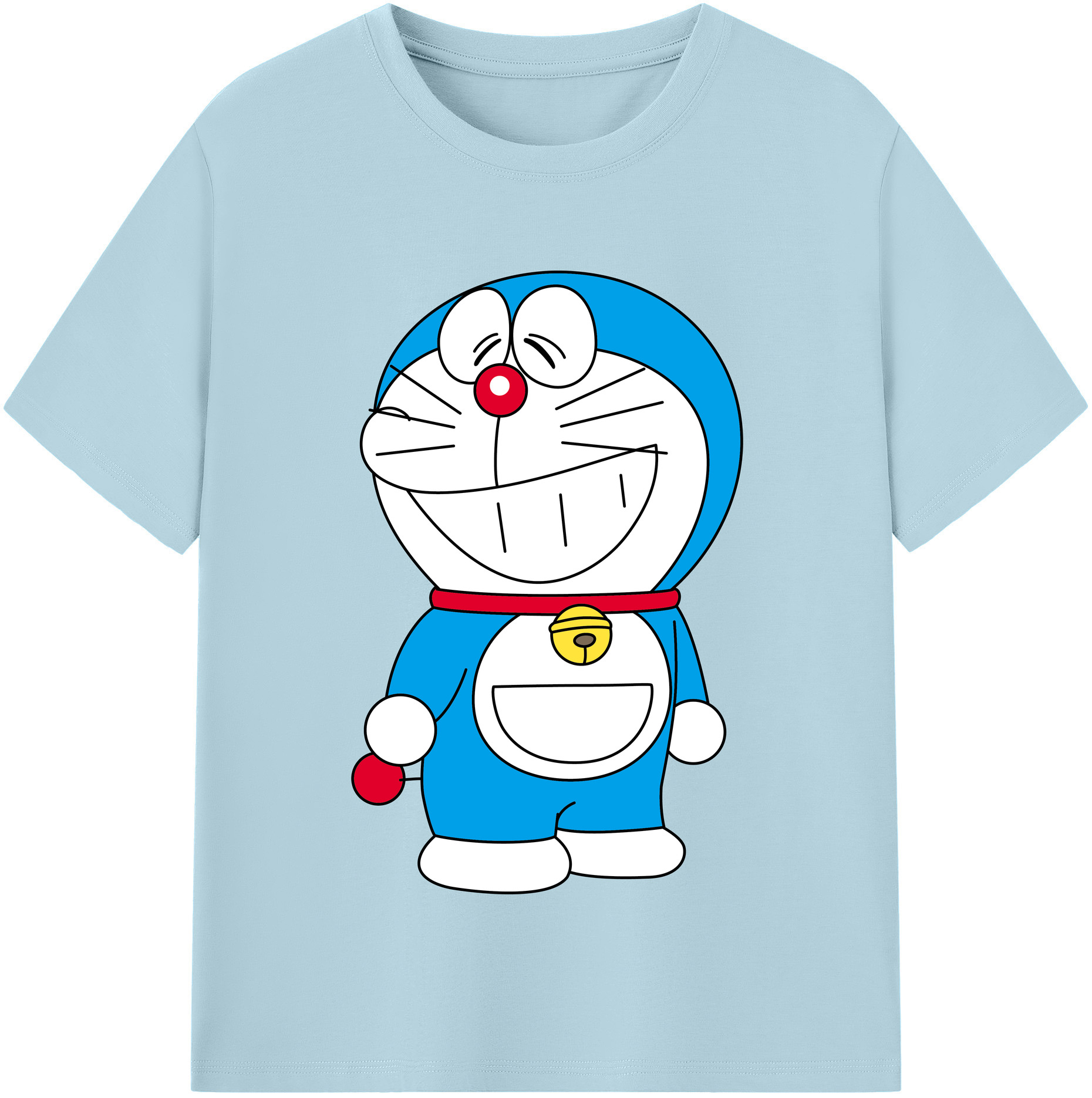 （画像用） ドラえもん Doraemon 綿100％半袖Tシャツ（フロントプリント）